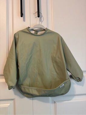 Baby/Toddler Lalo Waterproof Smock in Sage Green